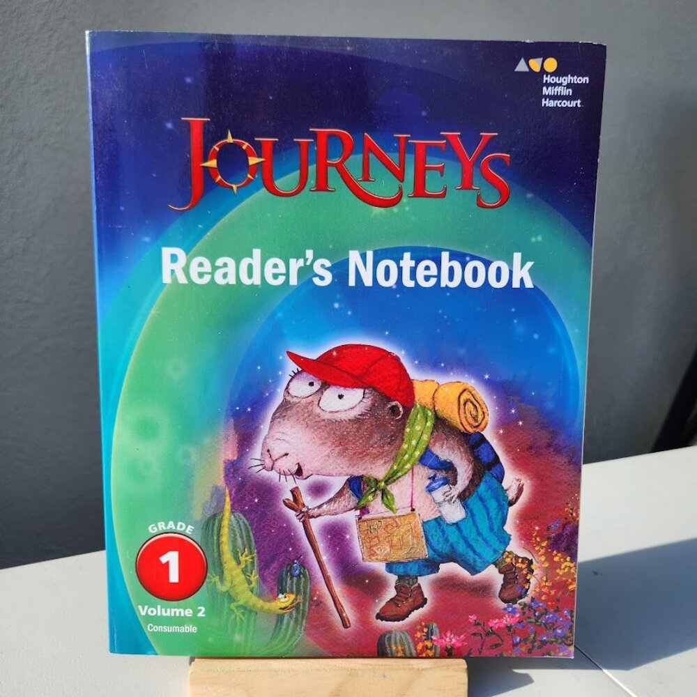 New Journeys Reader's Notebook Volume 2 Grade 1 1st Grade Workbook Book  HMH